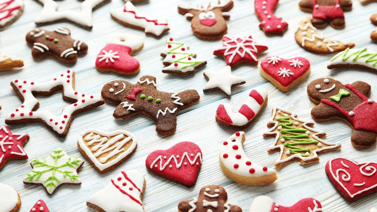 Christmas Winter Wonderland Cookie Decorating with Sydney & Jen