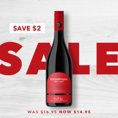 Pinot Noir, now on sale.
